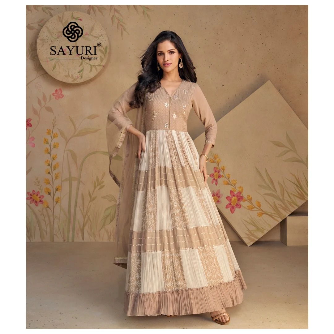 Sayuri Designer Floral Vol 2 Real Georgette Wholesale Designer Readymade Salwar Suit Catalog — Wholesale Salwar Suits, Sayuri Designer wholesale from Surat — view 2